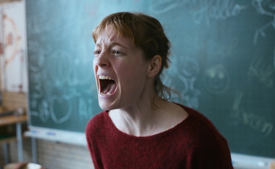 Leonie Benesch stars as a teacher pushed to her limits in "The Teachers' Lounge. " (2023)