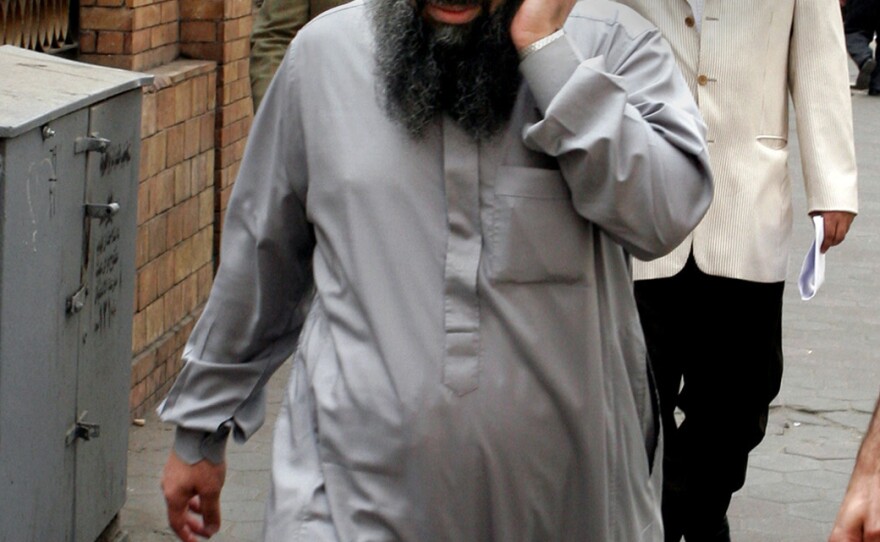 A 2007 photo of Egyptian cleric Abu Omar, who was kidnapped off the streets of Milan in 2003. Twenty-six Americans, including former CIA officer Sabrina De Sousa, were convicted in Italian court in connection with the kidnapping.