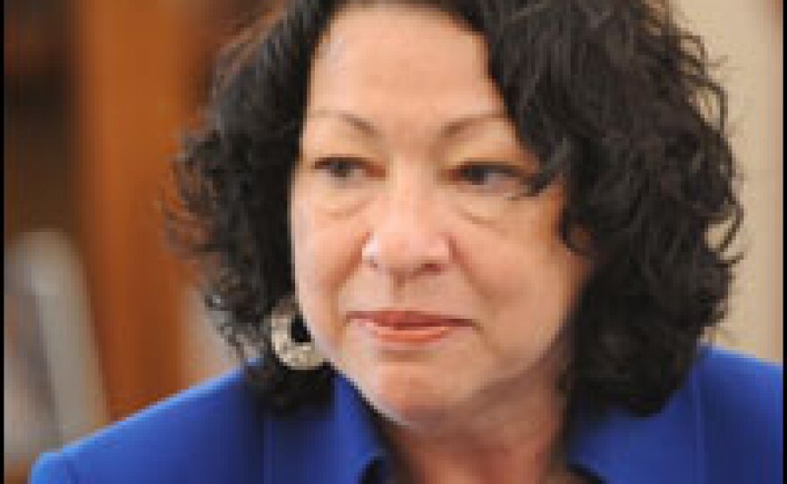 U.S. Supreme Court nominee Judge Sonia Sotomayor, shown here on Capitol Hill on June 3, spent the early years of her career as a prosecutor in the Manhattan district attorney's office.
