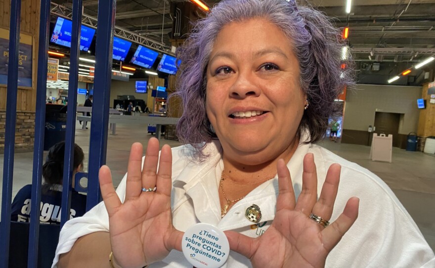 Karimme Quintana, a community health advocate known as a promotora, works with the Latino population of Denver's Westwood neighborhood.