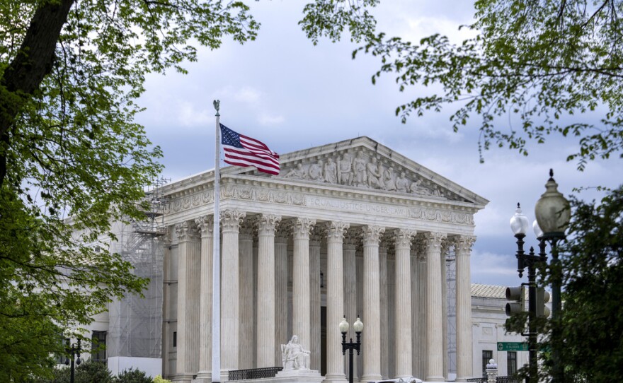 The Supreme Court is seen on Capitol Hill in Washington, April 25, 2024.