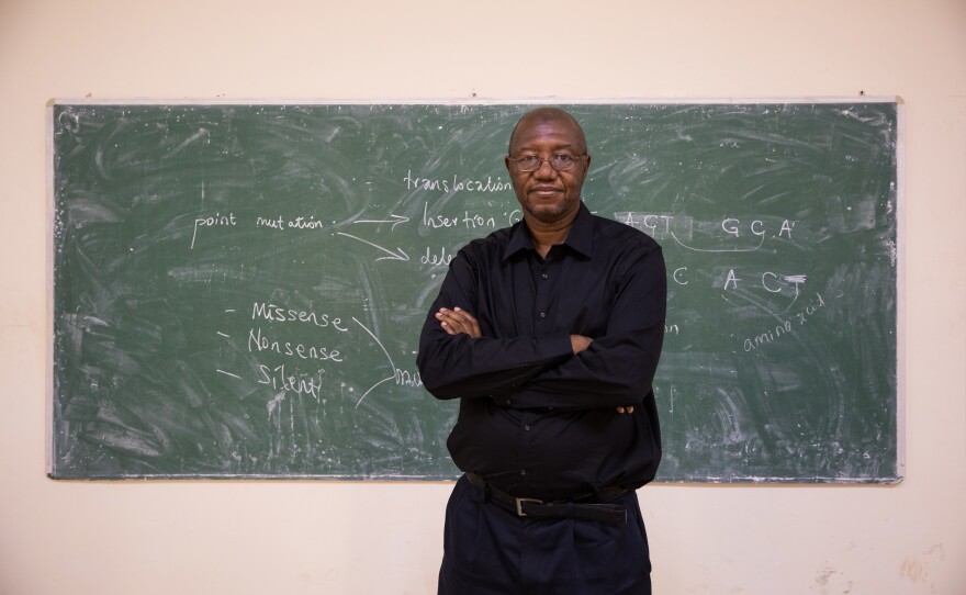 Momodou Mousa Baro is head of the College of Nursing and director of the nurse anesthesia program at American International University West Africa in Gambia. He says medical care in the country suffers from a lack of pain specialists.