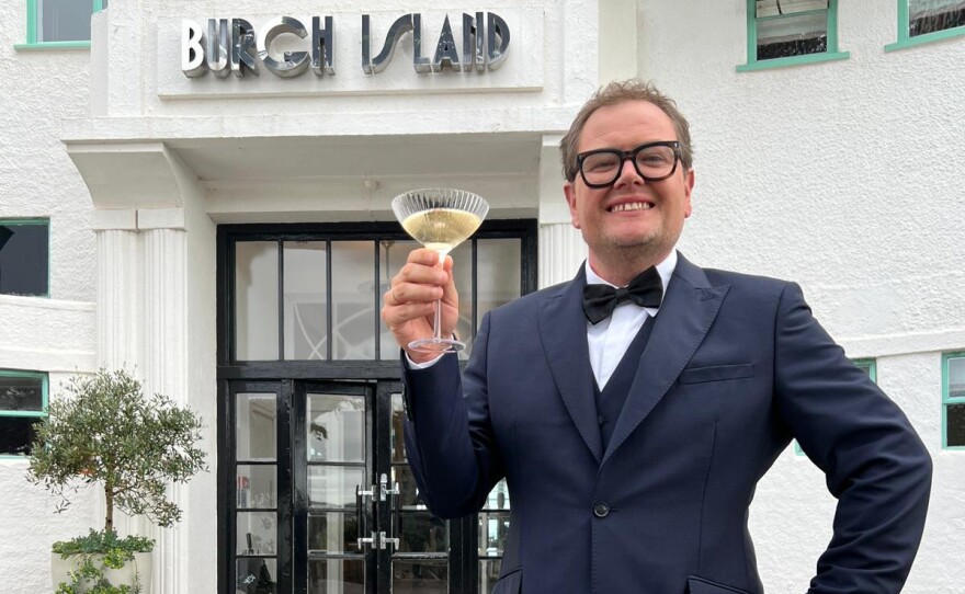 Alan Carr at Burgh Island