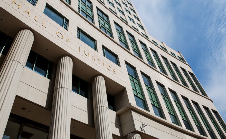 The Hall of Justice, where the District Attorney’s office is housed, in Downtown San Diego is shown on Jan. 29, 2019.