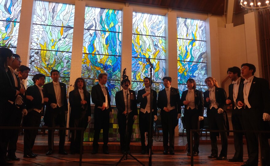 The Yale Whiffenpoofs sing at All Souls' Episcopal Church on Jan. 18, 2026.