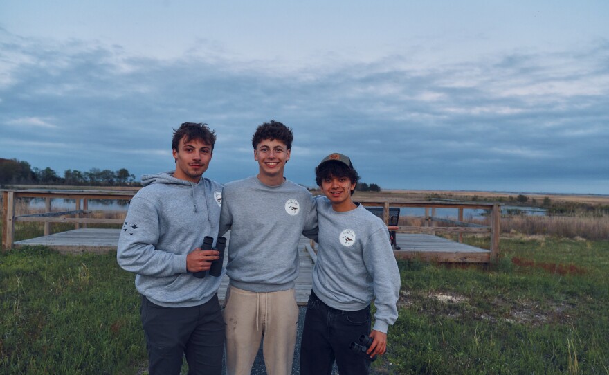Trojan (left), Train and Pacetti counted 206 bird species but their rivals, The Flying Penguins, got 209.