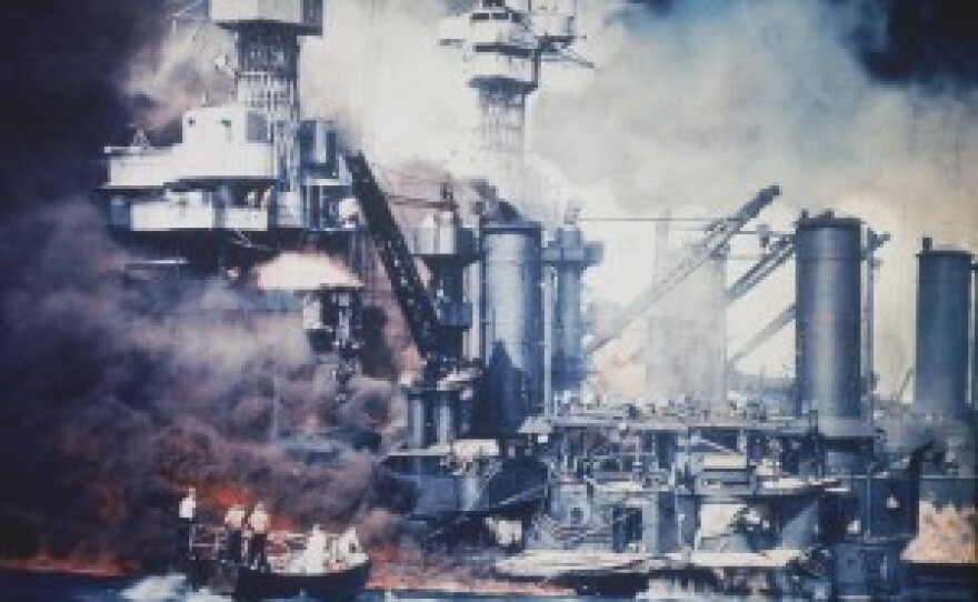 USS West Virgina at Pearl Harbor