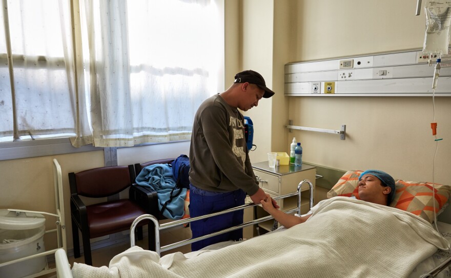 Keagan left work early on the day of Chedino's surgery to make sure he would be there when she woke up. Chedino would spend only five days recovering in hospital before being sent home.