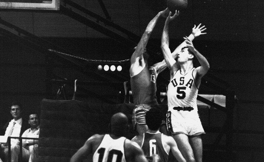 Bill Bradley (5) came home with a gold from the 1964 Summer Olympics in Japan. He was elected to the Senate 14 years later.