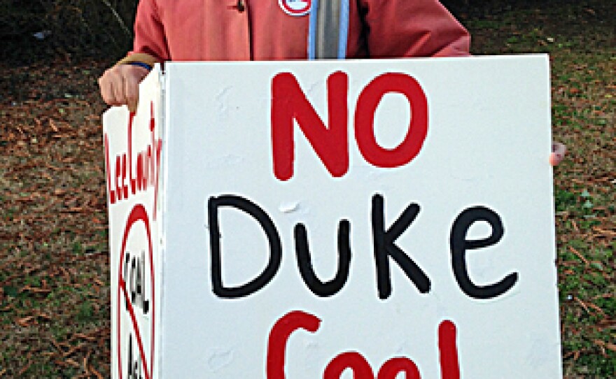 Local residents in Lee County are protesting the plan to put a coal-ash landfill in their community.