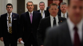 Speaker of the House John Boehner, R-Ohio, arrives for a news conference Dec. 22 to announce that he and Senate Majority Leader Harry Reid, D-Nev., negotiated a deal on the payroll tax cut that was set to expire at the end of the year. 