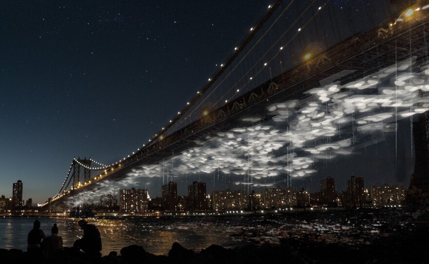 Columbia University's DeathLab comes up with new ideas for honoring and storing the dead — like Constellation Park, the design of which is shown here.