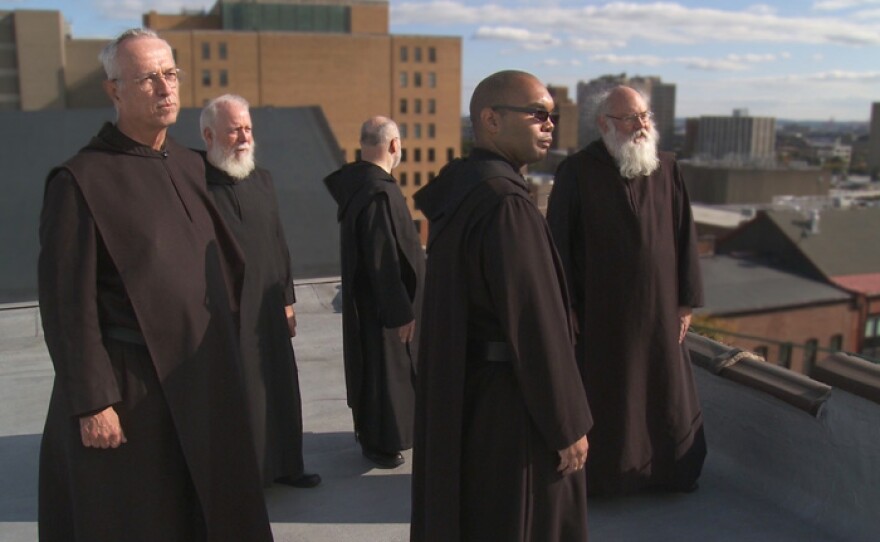 Monks of St. Benedict’s Prep in Newark, New Jersey. Courtesy of © Bongiorno Productions Inc.