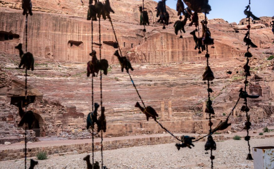 An amphitheater on the grounds of Petra.