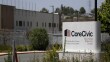 A sign for the Otay Mesa Detention Center sits in front of the building Tuesday, July 7, 2020, in San Diego.