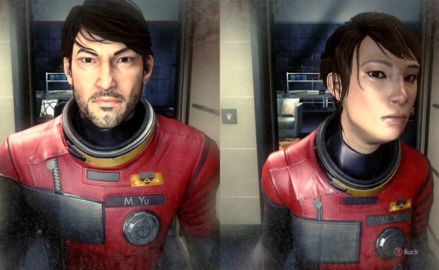 One of Xbox's headlining Asian characters, Morgan Yu from <em>Prey</em>, playable as either a man or a woman.