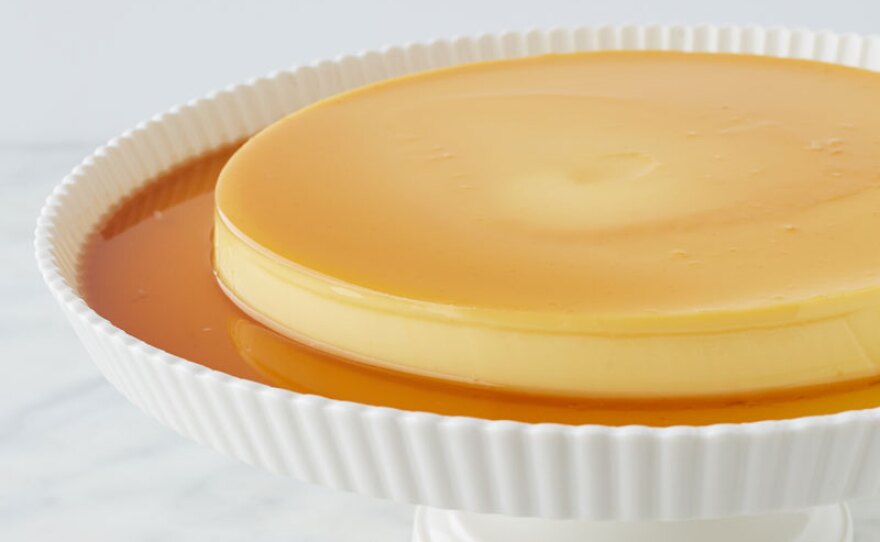 Southwestern cuisine, deeply rooted in Spanish, Mexican and Native-American culinary tradition, includes flan — a rich custard topped with caramel.