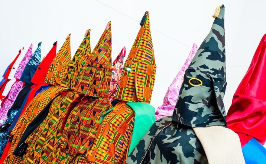 On display is the work of Paul Rucker, a 2018 TED Fellow working to fight for racial justice.