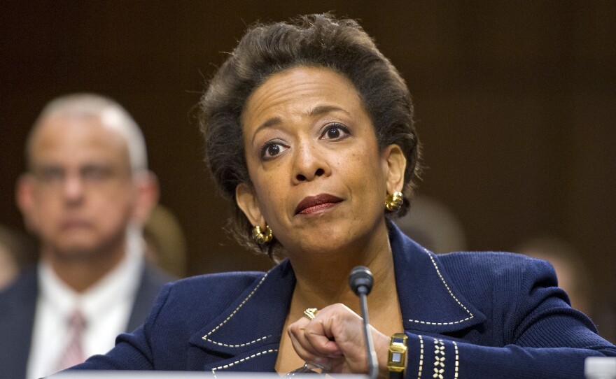 Loretta Lynch, U.S. attorney ftr The Eastern District Of New York, testifies before the U.S. Senate Judiciary Committee on Jan. 28. The panel voted today to send her nomination to be U.S. attorney general to the full Senate.