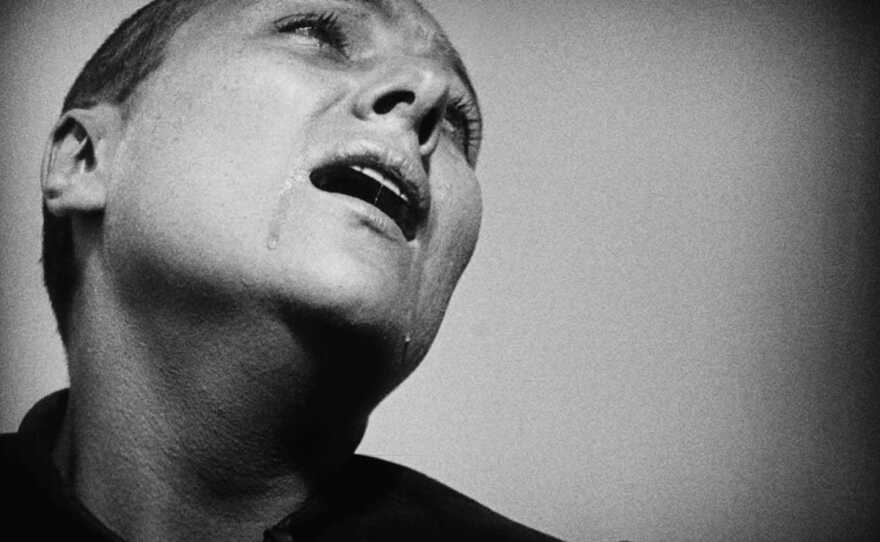Director Carl Dreyer focused intently on actress Renee Falconetti in lingering close ups in "The Passion of Joan of Arc."