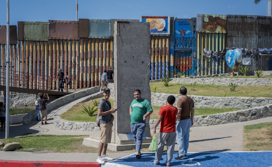 A 3-tonn artifact was placed in the Mexican beach community of Playas de Tijuana by the Berlin-based Falling Walls Foundation. The cement structure sits in on the Mexican half of Friendship Park, the American half of this park is now closed on August 18, 2023.<br/><br/>