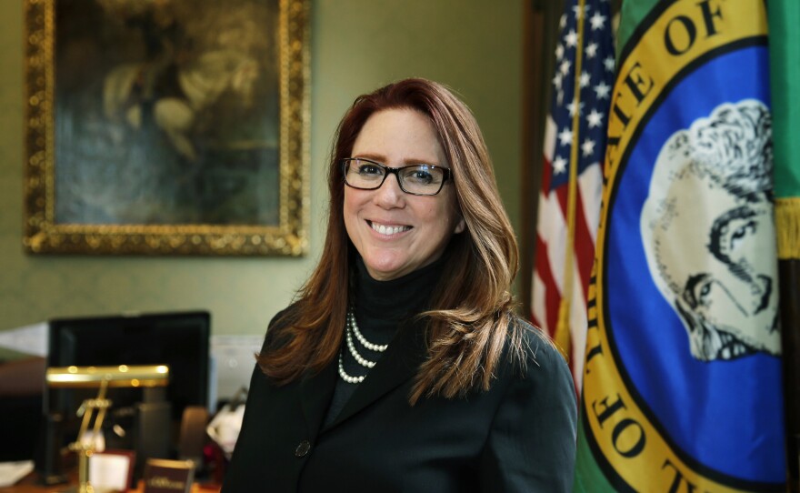 Washington Secretary of State Kim Wyman on Tuesday was named to a top post overseeing election security within the Cybersecurity and Infrastructure Security Agency.
