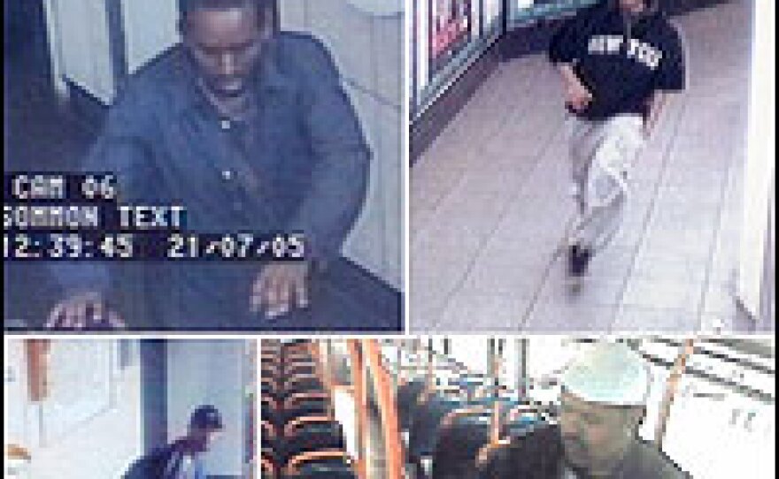 A montage of photos taken from closed circuit television and released by London's Metropolitan Police on July 22, show four suspects sought by police in connection with the attempted bomb attacks carried out on July 21.