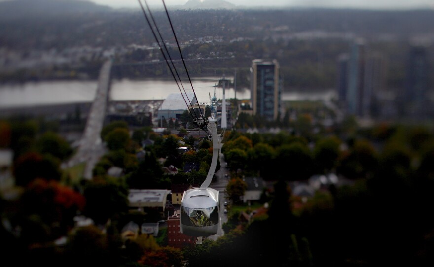 In Portland, Ore., an aerial tram connects commuters, doctors and patients from the south waterfront area to Oregon Health and Science University in the west hills.