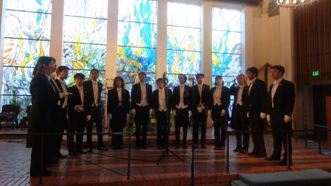 The Yale Whiffenpoofs perform at All Souls' Episcopal Church on Jan. 18, 2026.
