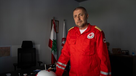 Red Cross director of emergency medical services Alexy Nehme has asked United Nations peacekeepers and Israeli officials why volunteer paramedic Assaf was killed.