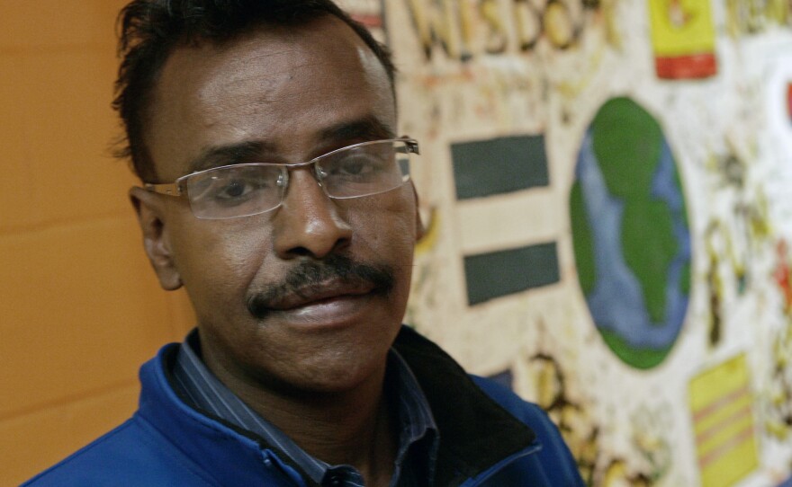 Abdirizak Bihi, the uncle of a 17-year-old Burhan Hassan, poses for a photo June 8, 2009, in Minneapolis. Burhan Hassan, one of several young Somali men who went missing from the Minneapolis area in 2008 and were feared recruited by radical elements in Somalia, later was killed there.