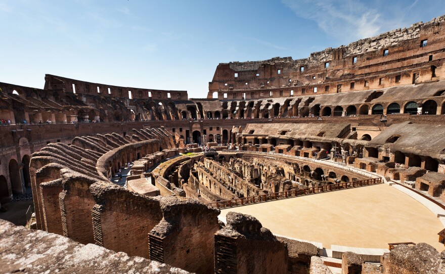 In "Rome: Ancient Glory," host Rick Steves marvels at the Colosseum (pictured), the Pantheon, and the empire's exquisite art.