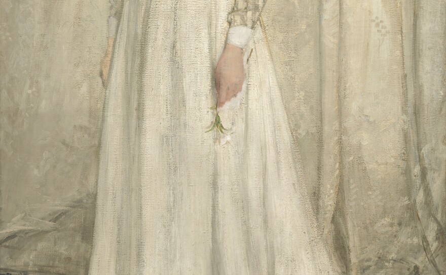 James McNeill Whistler's  Symphony in White, No. 1: The White Girl, 1861–1863