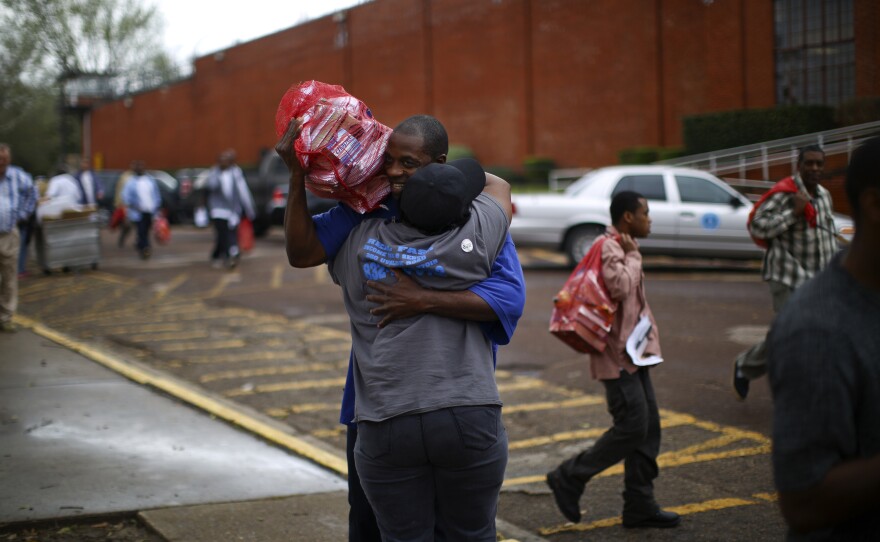 Last year, the Texas Department of Criminal Justice released some 21,000 inmates who had served their time or were paroled. The lucky ones have family waiting for them.