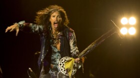 Aerosmith singer Steven Tyler performs in Moscow, Russia, Sept. 5, 2015. The band will headline this year's Kaaboo Music Festival.