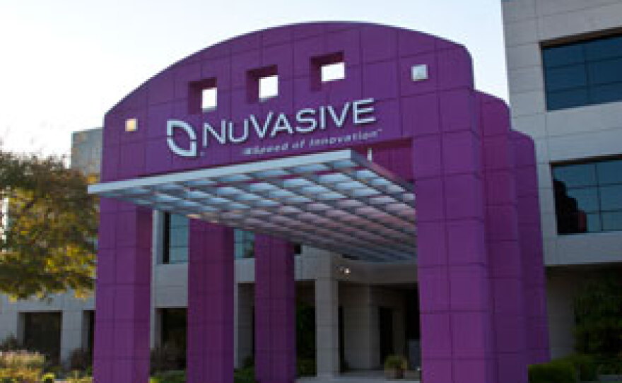 Pictured is the office of Nuvasive in San Diego in this undated photo.