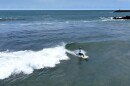 Liv Stone catching a wave at the USA Surfing Championship in Oceanside, June 13, 2023.