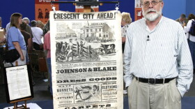 In Salt Lake City, Utah, this direct descendant of a prominent 19th-century Mormon family proudly displays two rare pieces of Utah history passed down from his great-grandfather: a Mormon textile advertisement for military supplies and Brigham Young's Invasion Proclamation of 1857. Both documents recall a time of hostilities between the Mormons and the U.S. government during the administration of President James Buchanan. The impeccable provenance and rarity of these pieces lead appraiser Ken Sanders of Ken Sanders Rare Books to estimate a market value of $10,000 to $15,000 for the pair. 