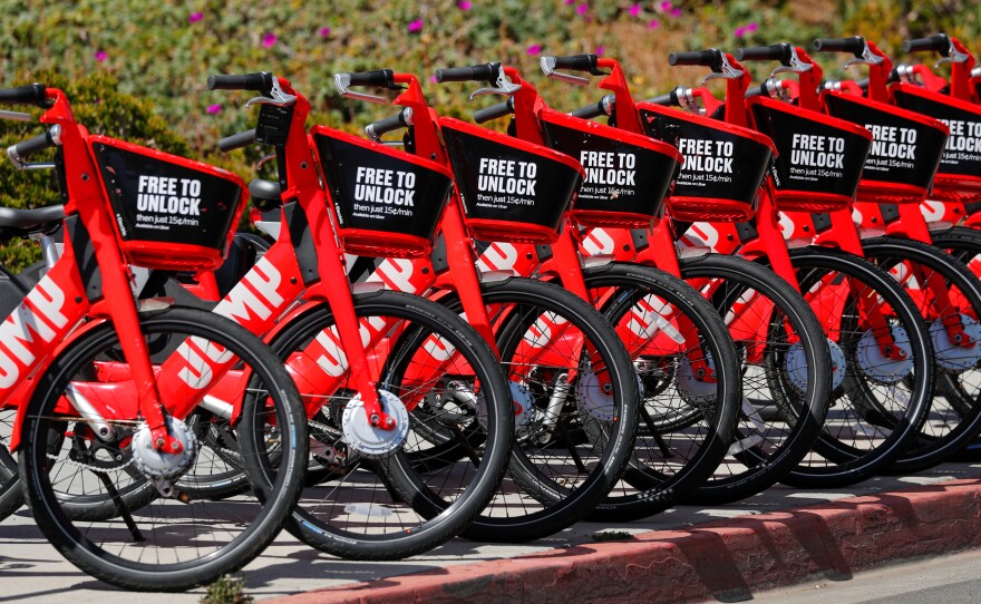 Uber is withdrawing its Jump electric bike rentals from Atlanta and San Diego.