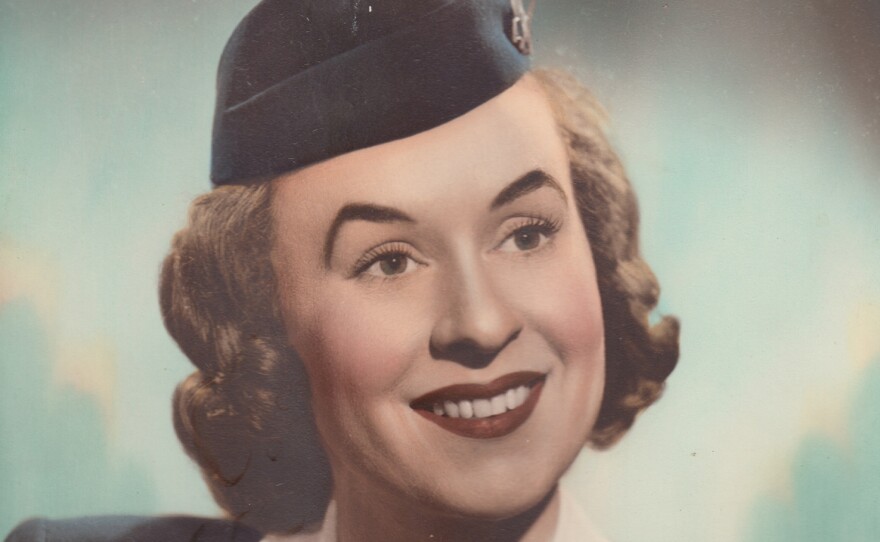 Phila Hach's first career was as a flight attendant in the post-war 1940s.