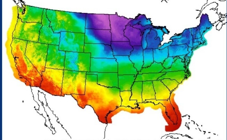 Wednesday's temperatures.