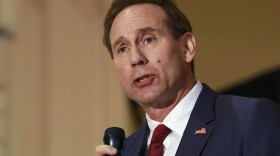 Republican Eric Early, a candidate for Attorney General, speaks at a candidates debate Wednesday, March 21, 2018. 
