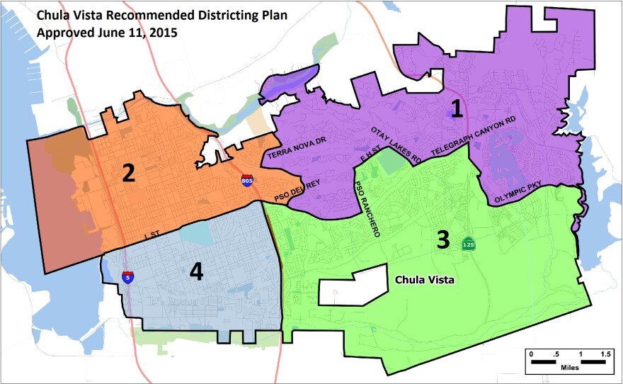 Chula Vista Leaders Approve Council Districts KPBS Public Media