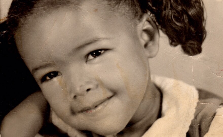Lewis at age 4, in Pasadena, California.