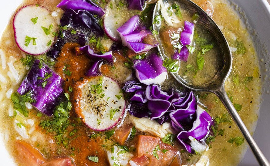 In this episode, the team learns how to elevate simple chicken recipes by using techniques and flavors from around the world. Nimco Mahamud-Hassan stops by Milk Street to teach how to make chicken soup the Somali way - layering flavors, textures and colors.