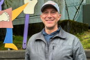 Alaska U.S. House candidate Bill Hill, an independent, poses in a park in downtown Juneau, Alaska, on June 4, 2026.