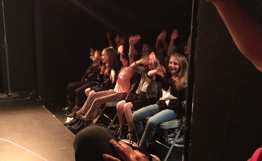 Young fans sing along to the "Hamilton" soundtrack at Hamiltunes San Diego.