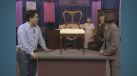 Jeanne Sloane (right) appraises a 1892 Silver Hackney stallion trophy in Seattle, WA. ANTIQUES ROADSHOW “Vintage First Finds, Hour 4” premieres Mon, October 12 at 8/7c PM on PBS