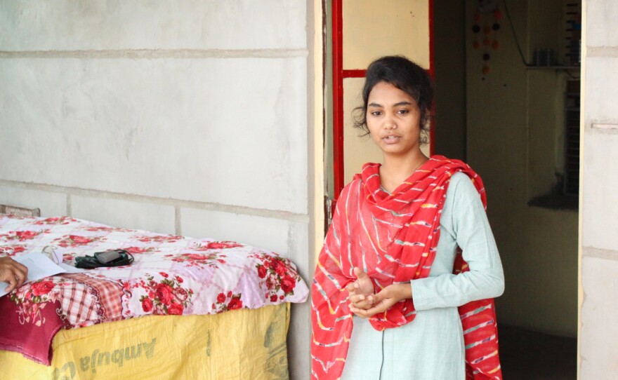 Komal Rana, 19, a student in the Veerni Institute program, has faced pressure to marry since India's pandemic lockdown forced her to return home to her hamlet of Jhalamand near Jodhpur.