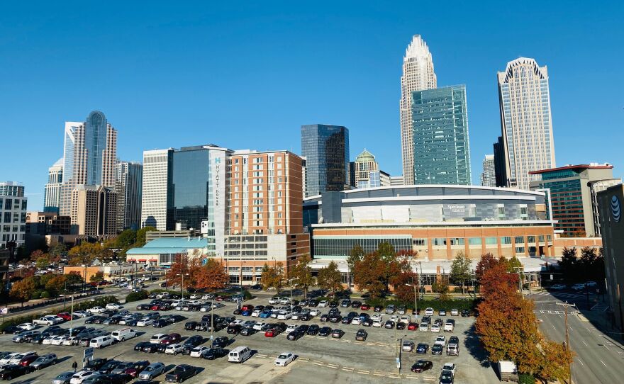 The Spectrum Center in Uptown Charlotte, N.C., will be the site of the 2020 Republican National Convention. Once reliably Republican, Charlotte has been transformed by an influx of immigrants, along with migration from the Northeast United States.